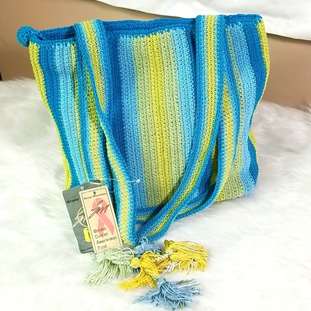 STONE MOUNTAIN STRIPED HANDBAG/ PURSE